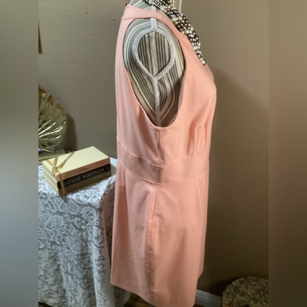 Tahari Arthur S. Levine Peach Stripes Dress & Blaizer - Picture 11 of 13